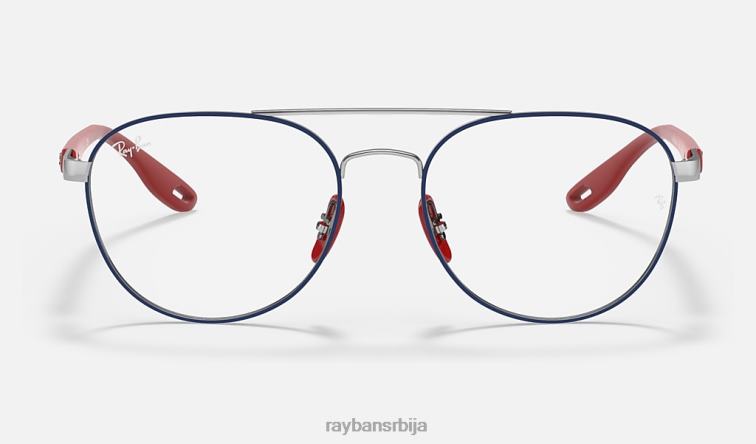 Ray-Ban рб6473м сцудериа феррари колекција P0HP2475 наочаре за сунце углачано плаво мушкарци
