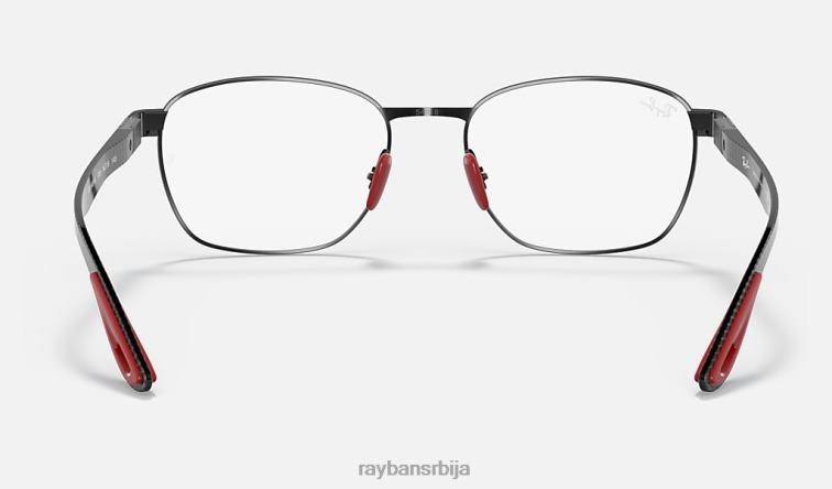 Ray-Ban рб6480м сцудериа феррари колекција P0HP2024 наочаре за сунце углачана црна мушкарци