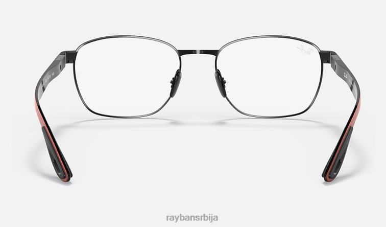 Ray-Ban рб6480м сцудериа феррари колекција P0HP2025 наочаре за сунце углачана црна мушкарци