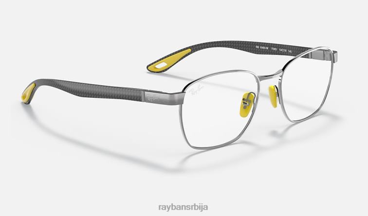 Ray-Ban рб6480м сцудериа феррари колекција P0HP2026 наочаре за сунце углачан гунметал мушкарци