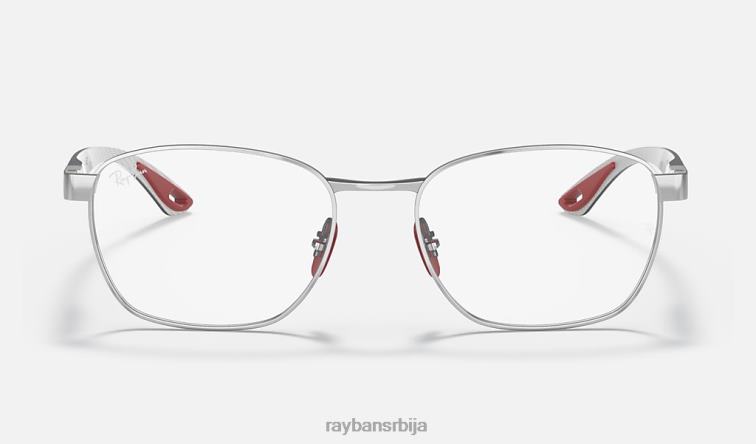 Ray-Ban рб6480м сцудериа феррари колекција P0HP2027 наочаре за сунце углачано сребро мушкарци