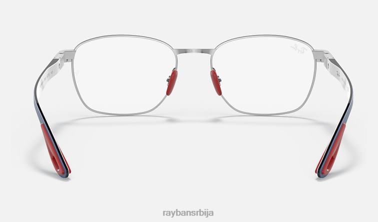 Ray-Ban рб6480м сцудериа феррари колекција P0HP2027 наочаре за сунце углачано сребро мушкарци