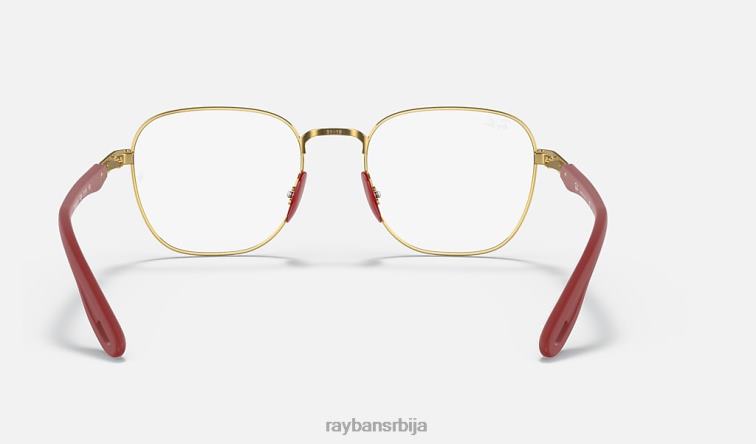 Ray-Ban рб6484м сцудериа феррари колекција P0HP2110 наочаре за сунце углачано злато мушкарци
