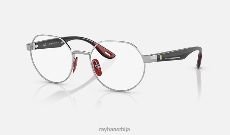 Ray-Ban рб6492м оптика сцудериа феррари колекција P0HP2203 наочаре за сунце углачано сребро мушкарци