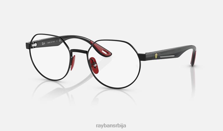 Ray-Ban рб6492м оптика сцудериа феррари колекција P0HP2204 наочаре за сунце углачана црна мушкарци
