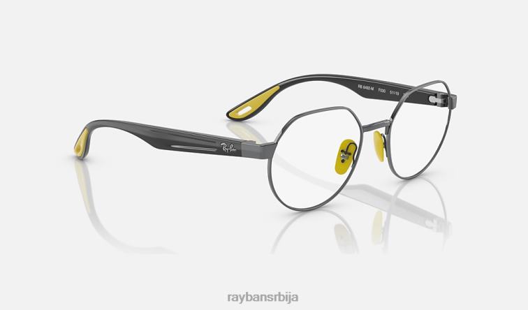 Ray-Ban рб6492м оптика сцудериа феррари колекција P0HP2205 наочаре за сунце углачан гунметал мушкарци