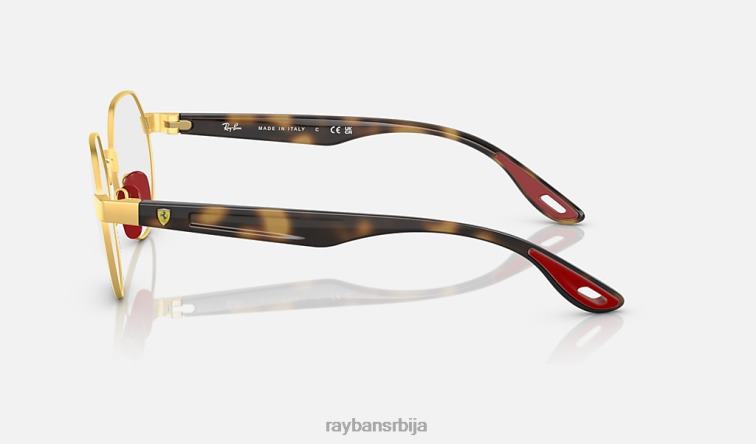 Ray-Ban рб6492м оптика сцудериа феррари колекција P0HP2206 наочаре за сунце углачано злато мушкарци