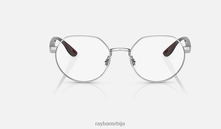 Ray-Ban рб6492м оптика сцудериа феррари колекција P0HP2207 наочаре за сунце углачано сребро мушкарци