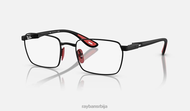 Ray-Ban рб6507м оптика сцудериа феррари колекција P0HP2035 наочаре за сунце углачана црна мушкарци