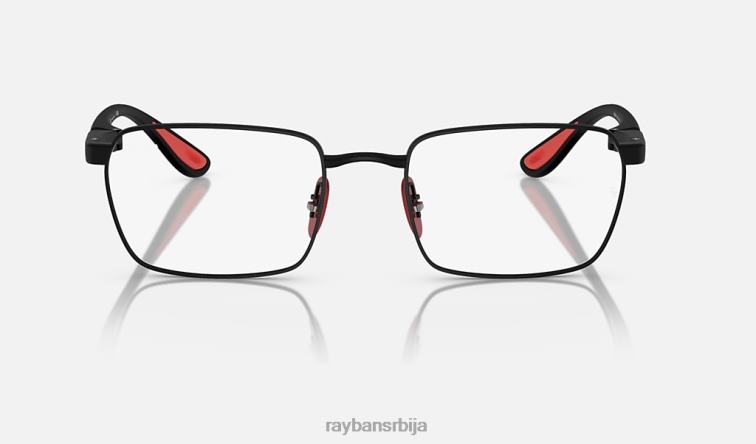Ray-Ban рб6507м оптика сцудериа феррари колекција P0HP2035 наочаре за сунце углачана црна мушкарци