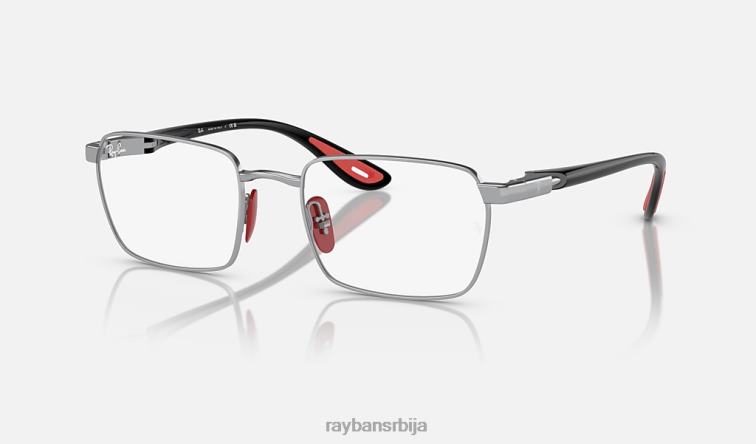 Ray-Ban рб6507м оптика сцудериа феррари колекција P0HP2036 наочаре за сунце углачано сребро мушкарци