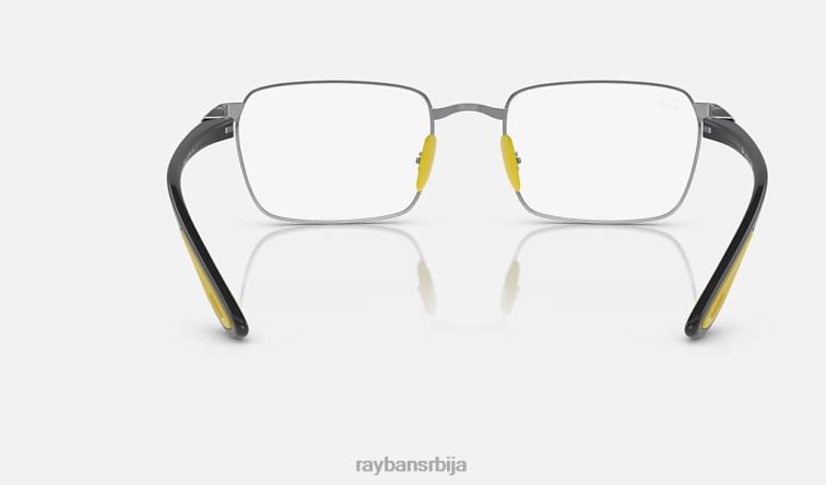 Ray-Ban рб6507м оптика сцудериа феррари колекција P0HP2038 наочаре за сунце углачано сребро мушкарци