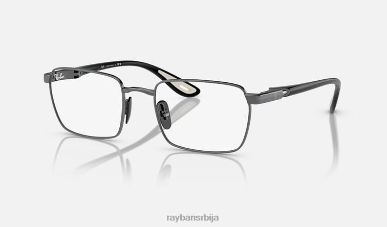 Ray-Ban рб6507м оптика сцудериа феррари колекција P0HP2039 наочаре за сунце углачан гунметал мушкарци