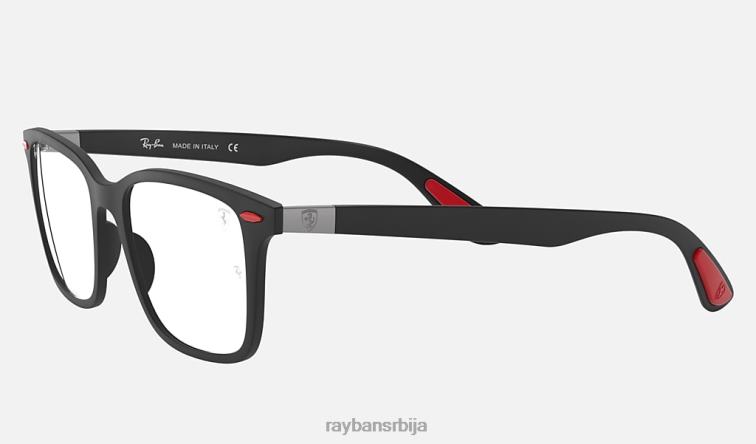 Ray-Ban рб7144м сцудериа феррари колекција P0HP2383 наочаре за сунце мат црна мушкарци