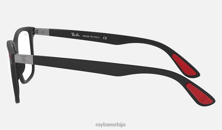 Ray-Ban рб7144м сцудериа феррари колекција P0HP2383 наочаре за сунце мат црна мушкарци