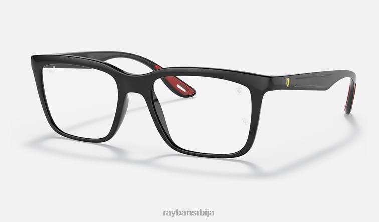 Ray-Ban рб7192м колекција сцудериа феррари P0HP2300 наочаре за сунце углачана црна мушкарци