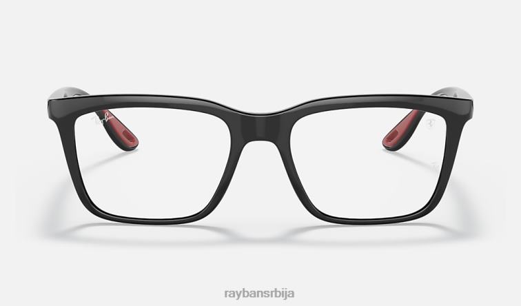 Ray-Ban рб7192м колекција сцудериа феррари P0HP2300 наочаре за сунце углачана црна мушкарци