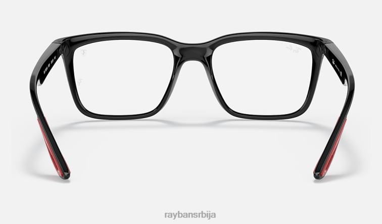 Ray-Ban рб7192м колекција сцудериа феррари P0HP2300 наочаре за сунце углачана црна мушкарци