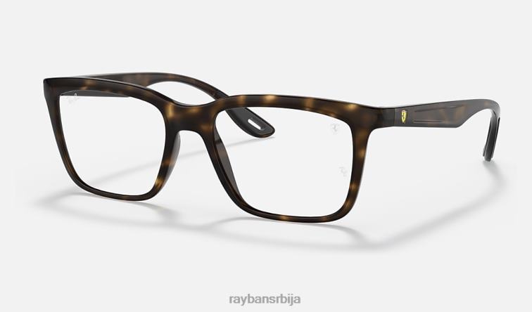 Ray-Ban рб7192м колекција сцудериа феррари P0HP2302 наочаре за сунце углађена хавана мушкарци