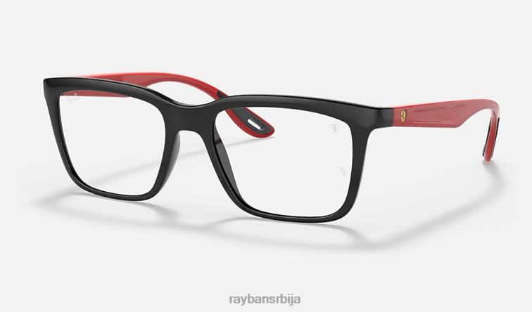 Ray-Ban рб7192м колекција сцудериа феррари P0HP2303 наочаре за сунце углачана црна мушкарци