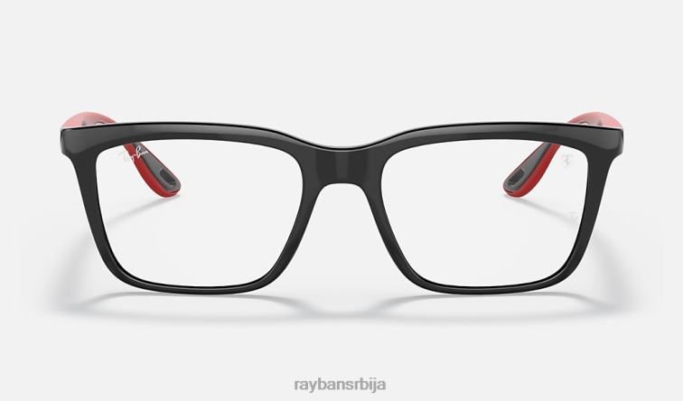 Ray-Ban рб7192м колекција сцудериа феррари P0HP2303 наочаре за сунце углачана црна мушкарци