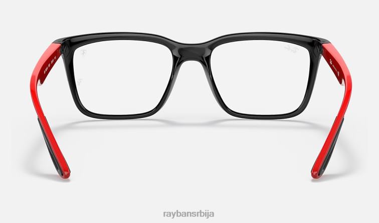 Ray-Ban рб7192м колекција сцудериа феррари P0HP2303 наочаре за сунце углачана црна мушкарци