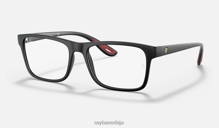 Ray-Ban рб7205м сцудериа феррари колекција P0HP2100 наочаре за сунце мат црна мушкарци