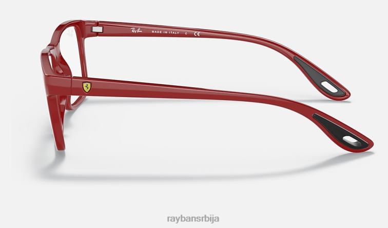 Ray-Ban рб7205м сцудериа феррари колекција P0HP2103 наочаре за сунце углачано црвено мушкарци