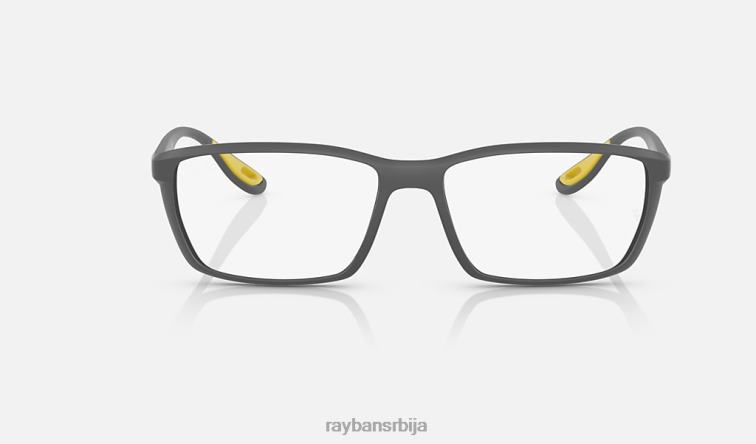Ray-Ban рб7213м оптика сцудериа феррари колекција P0HP2218 наочаре за сунце мат сива мушкарци