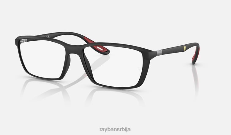 Ray-Ban рб7213м оптика сцудериа феррари колекција P0HP2219 наочаре за сунце мат црна мушкарци