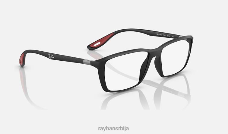 Ray-Ban рб7213м оптика сцудериа феррари колекција P0HP2219 наочаре за сунце мат црна мушкарци