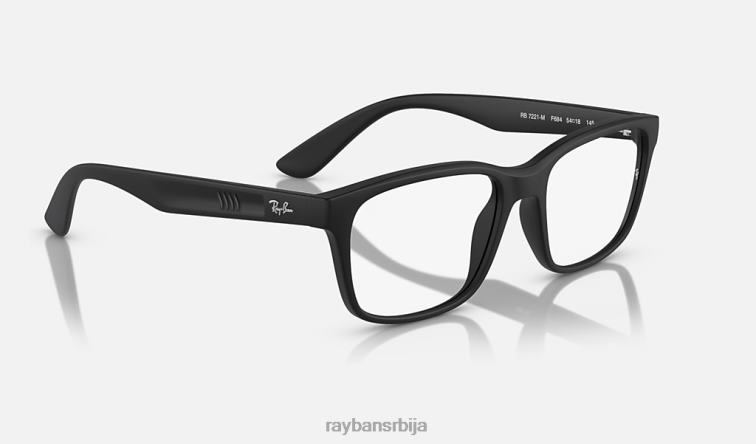 Ray-Ban рб7221м оптика сцудериа феррари колекција P0HP1846 наочаре за сунце мат црна мушкарци