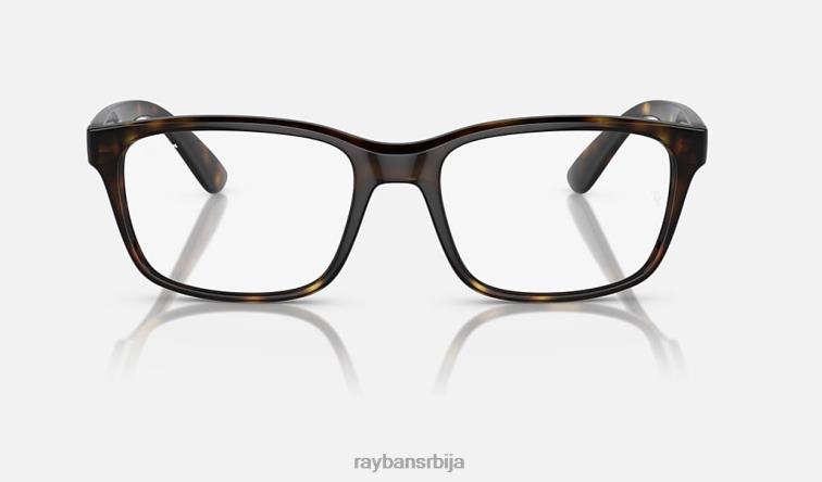 Ray-Ban рб7221м оптика сцудериа феррари колекција P0HP1847 наочаре за сунце углађена хавана мушкарци