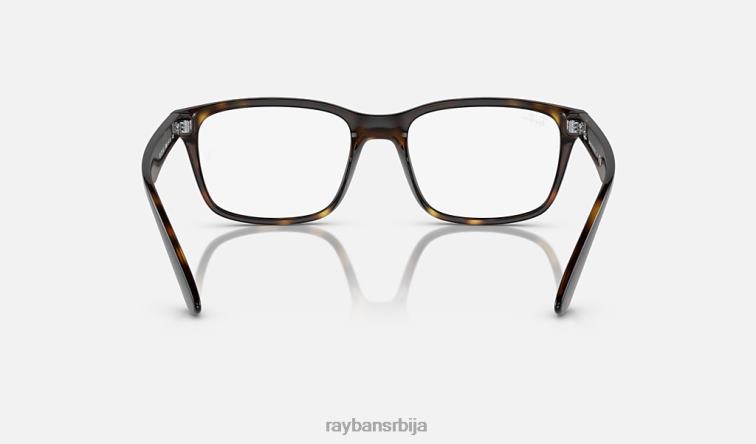 Ray-Ban рб7221м оптика сцудериа феррари колекција P0HP1847 наочаре за сунце углађена хавана мушкарци