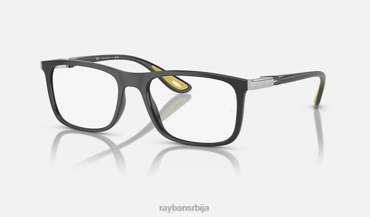 Ray-Ban рб7222м оптика сцудериа феррари колекција P0HP1926 наочаре за сунце углачана сива мушкарци