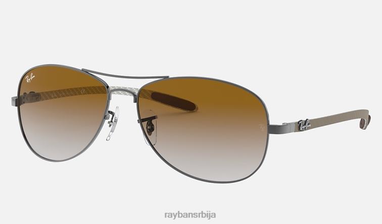 Ray-Ban рб8301 P0HP1011 наочаре за сунце углачан гунметал/светло браон мушкарци