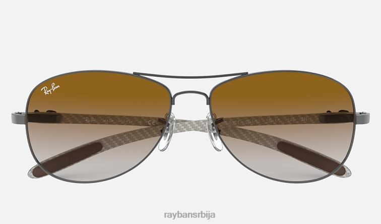Ray-Ban рб8301 P0HP1011 наочаре за сунце углачан гунметал/светло браон мушкарци