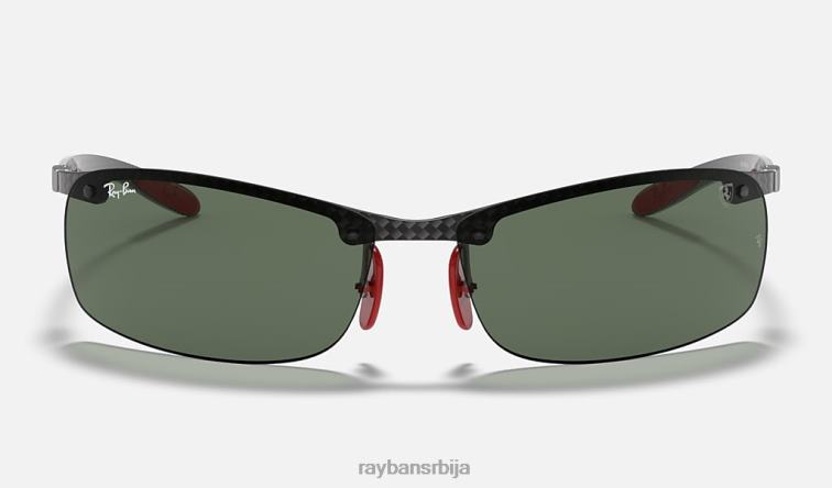Ray-Ban рб8305м сцудериа феррари колекција P0HP1379 наочаре за сунце полирана црно/зелена мушкарци