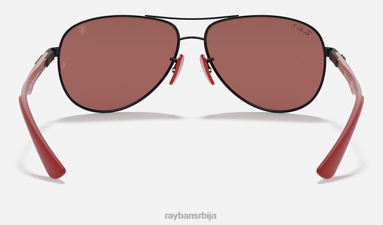 Ray-Ban рб8313м сцудериа феррари колекција P0HP960 наочаре за сунце мат црна/сребрна мушкарци
