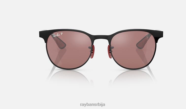 Ray-Ban рб8327м сцудериа феррари колекција P0HP1509 наочаре за сунце мат црна/љубичаста/сребрна мушкарци