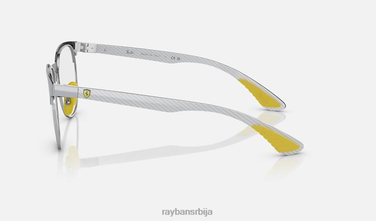 Ray-Ban рб8327м оптика сцудериа феррари колекција P0HP2208 наочаре за сунце углачано сиво на сребру мушкарци