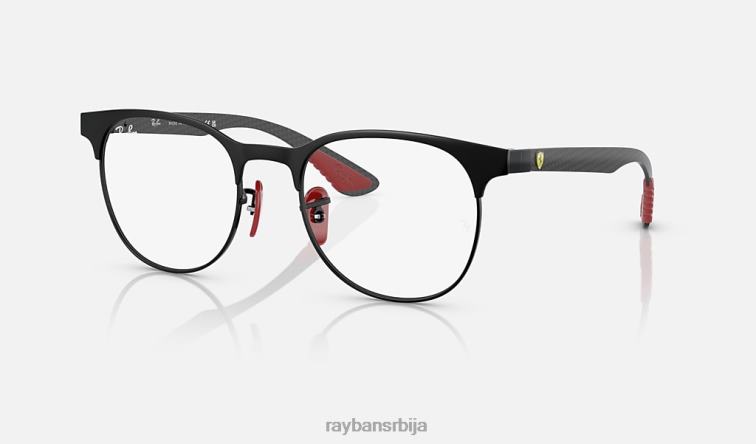 Ray-Ban рб8327м оптика сцудериа феррари колекција P0HP2212 наочаре за сунце мат црна мушкарци