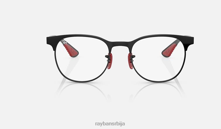 Ray-Ban рб8327м оптика сцудериа феррари колекција P0HP2212 наочаре за сунце мат црна мушкарци