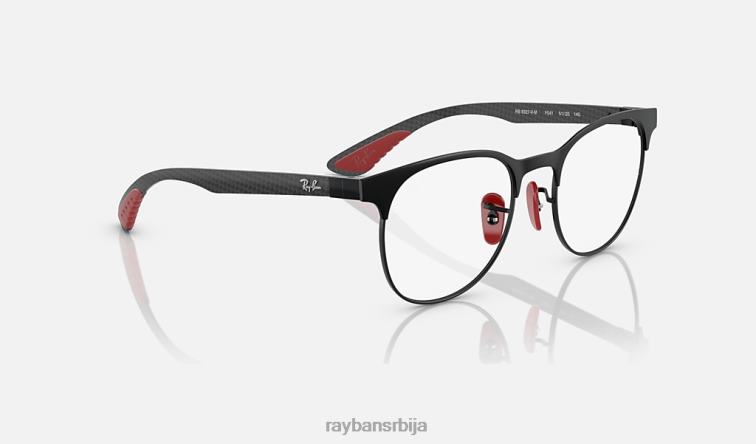 Ray-Ban рб8327м оптика сцудериа феррари колекција P0HP2212 наочаре за сунце мат црна мушкарци