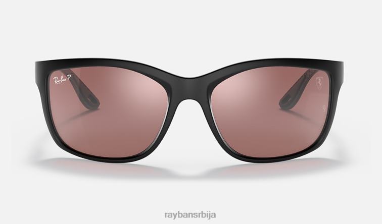 Ray-Ban рб8356м сцудериа феррари колекција P0HP1173 наочаре за сунце мат црна/љубичаста/сребрна мушкарци