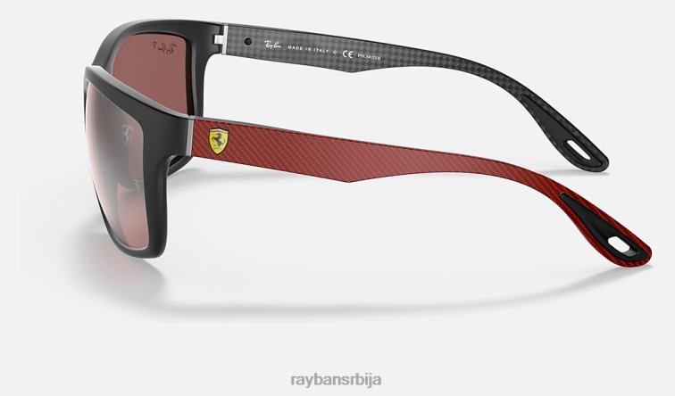 Ray-Ban рб8356м сцудериа феррари колекција P0HP1173 наочаре за сунце мат црна/љубичаста/сребрна мушкарци