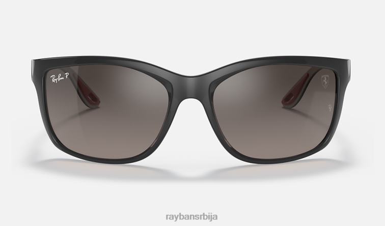 Ray-Ban рб8356м сцудериа феррари колекција P0HP1177 наочаре за сунце полирана сива/сребрна мушкарци
