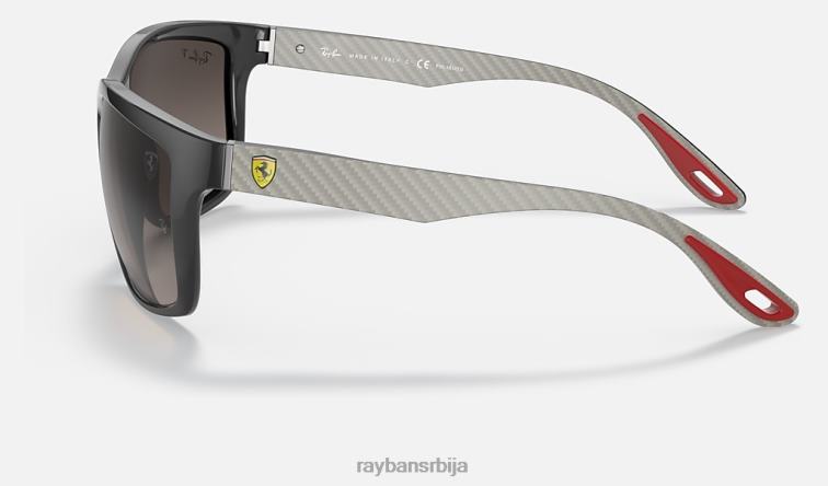 Ray-Ban рб8356м сцудериа феррари колекција P0HP1177 наочаре за сунце полирана сива/сребрна мушкарци