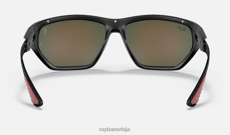 Ray-Ban рб8359м сцудериа феррари колекција P0HP1198 наочаре за сунце мат црна/црвена мушкарци