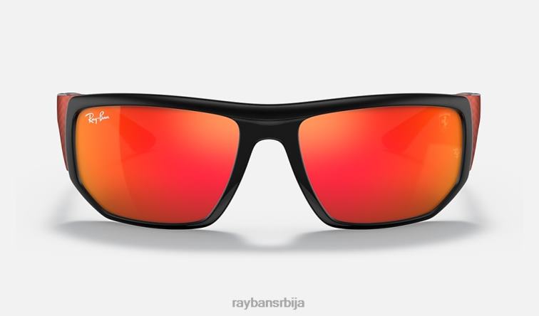 Ray-Ban рб8361м сцудериа феррари колекција P0HP1448 наочаре за сунце мат црна/наранџаста мушкарци